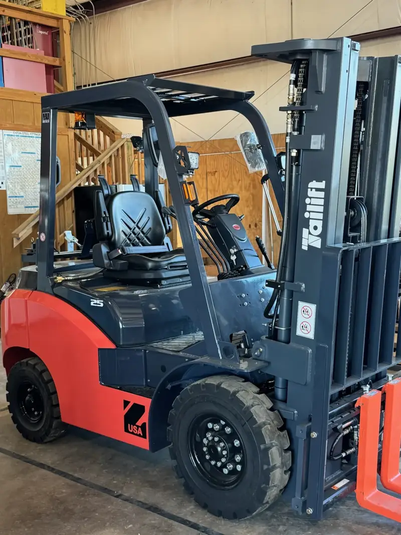 Tailift diesel forklift at the Bolton Equipment Services yard in Thibodaux
